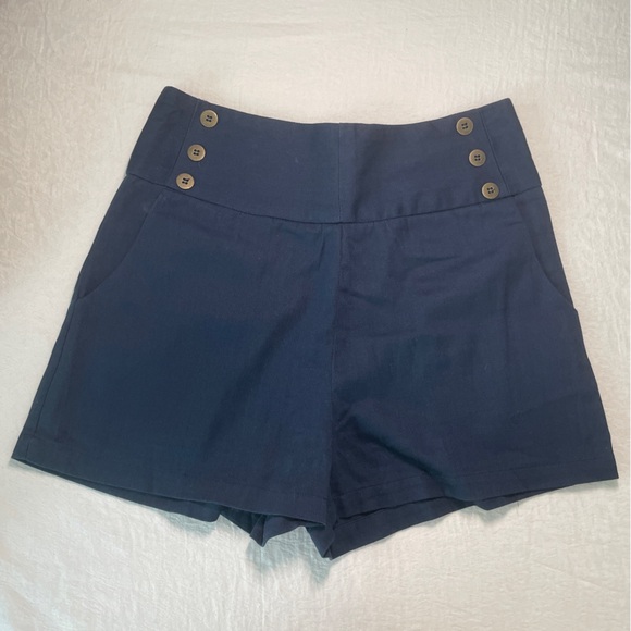High waisted sailor shorts - Picture 6 of 9